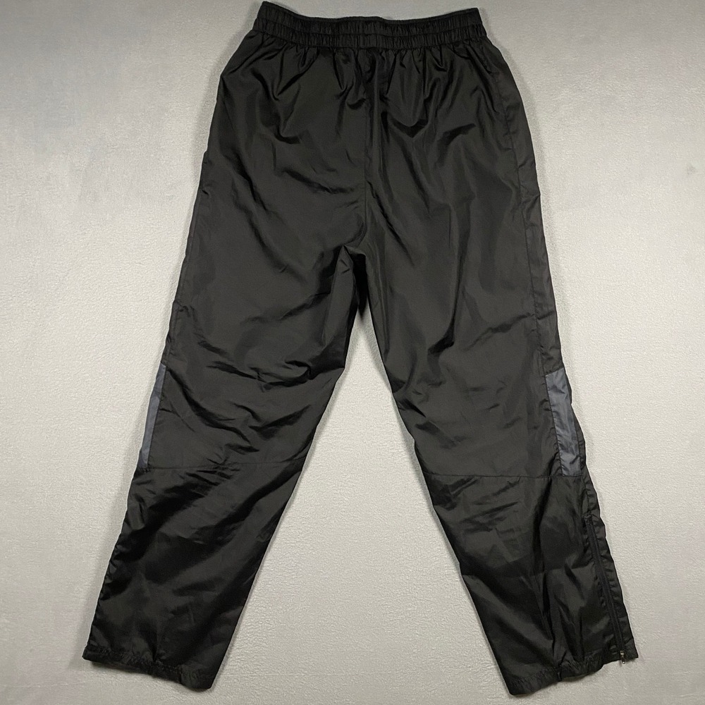 Vintage Starter Track Pants Mens Small Black Windbreaker Mesh Lined Athletic